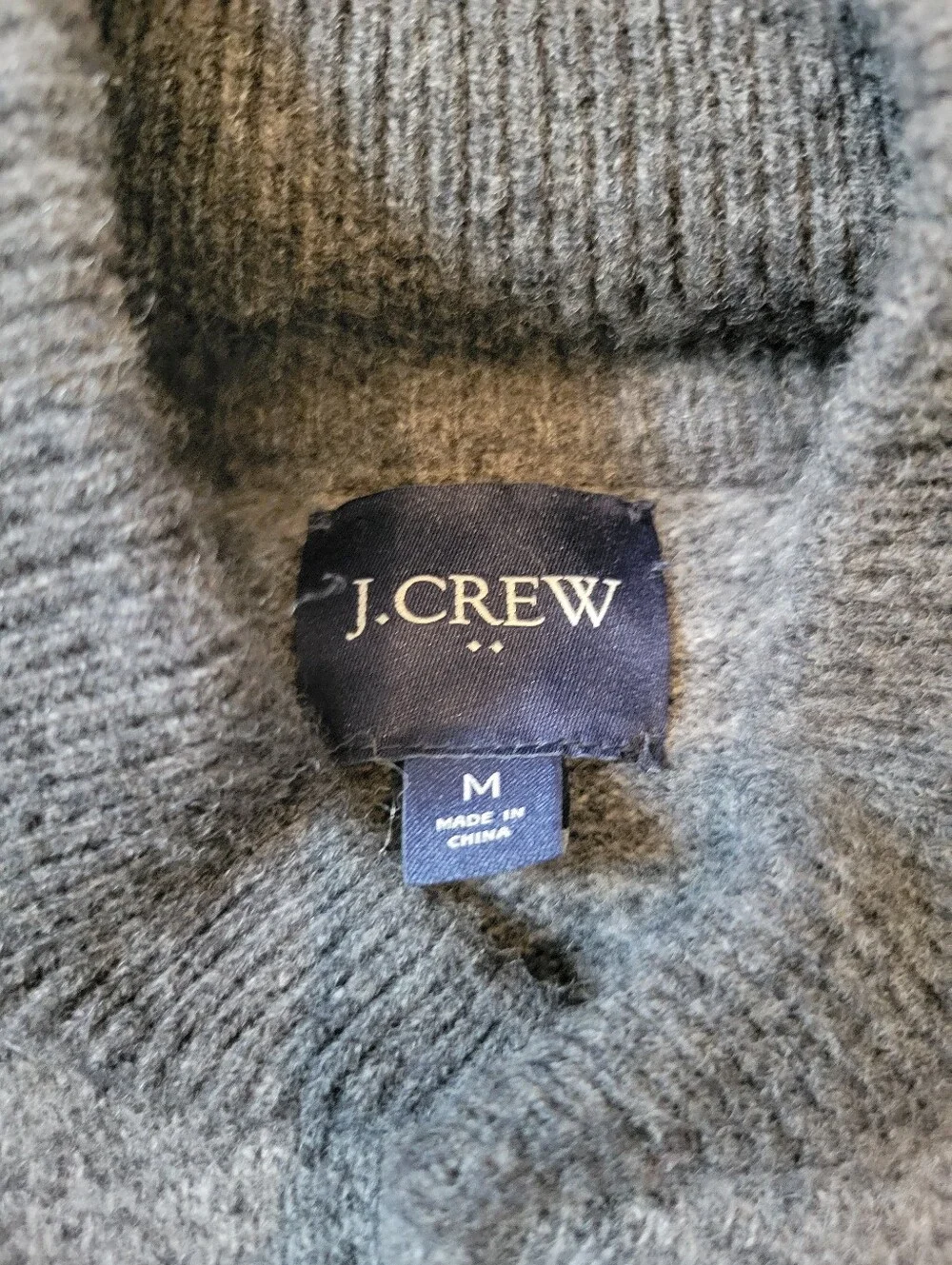 J. Crew Men's Lambswool Sweater Bomber